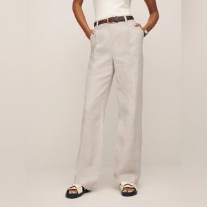 New Reformation Alex Linen Pant